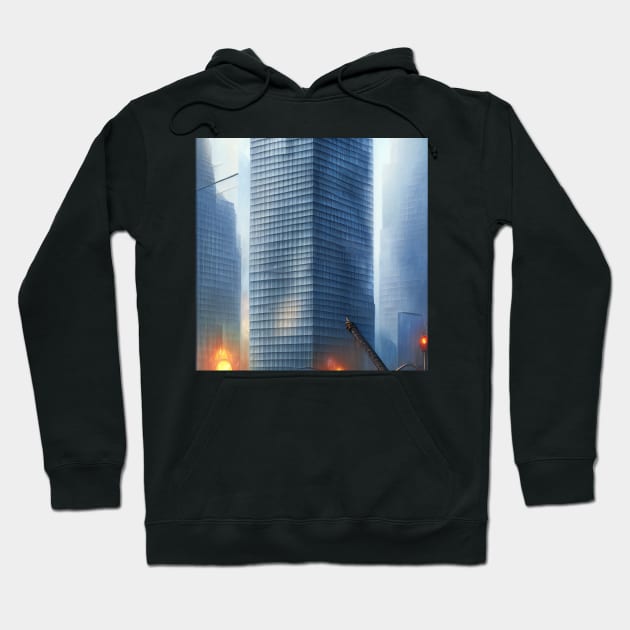 Nakatomi Plaza Art Hoodie by Shadowbyte91